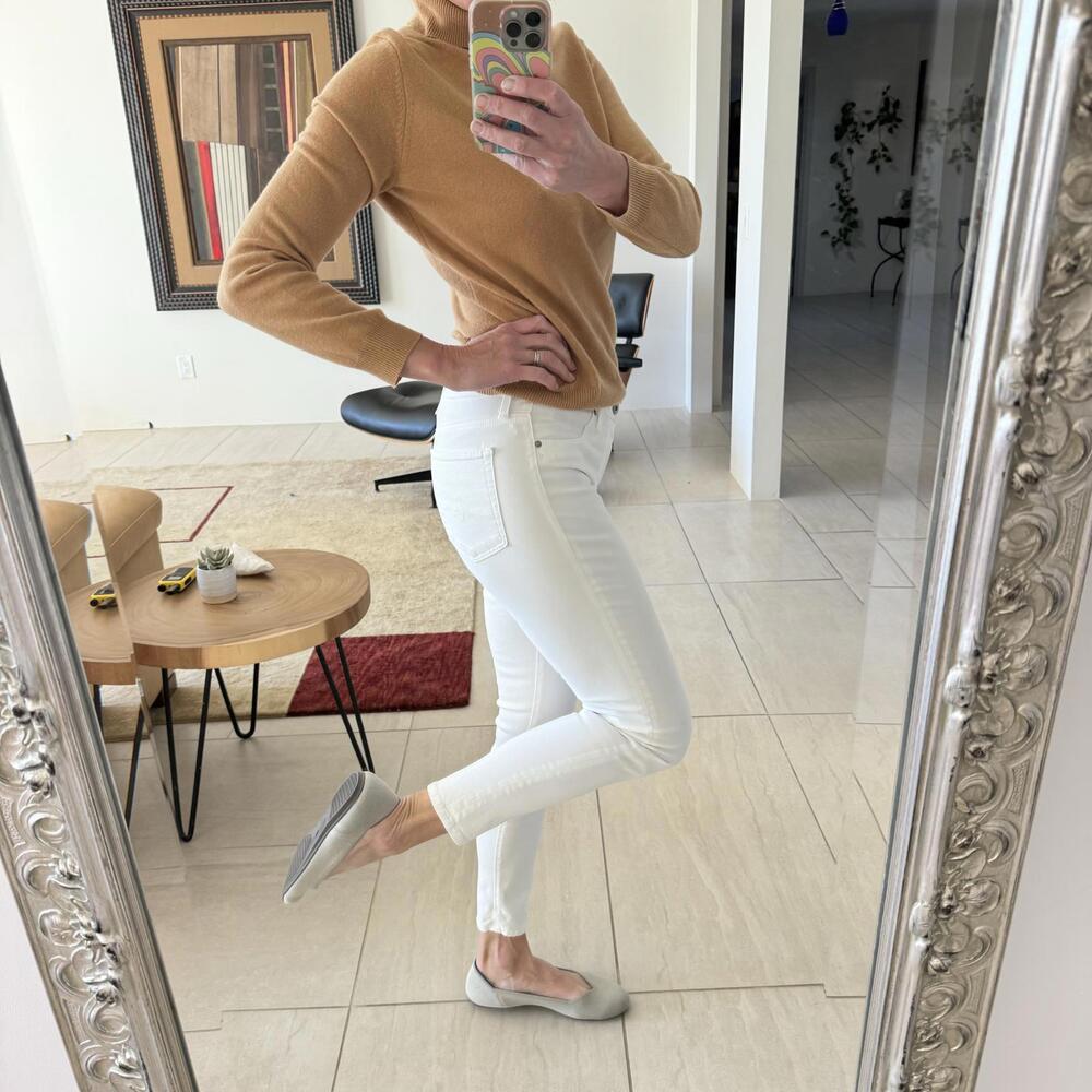AG Adriano Goldschmied White Skinny Jeans - Women's Size 27